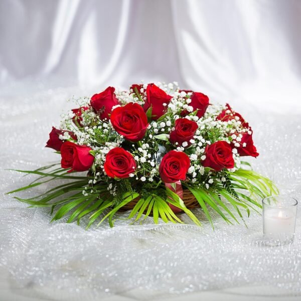 Love For Red Roses Arrangement