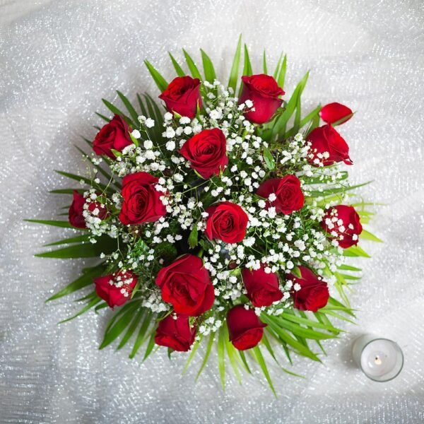 Love For Red Roses Arrangement - Image 3