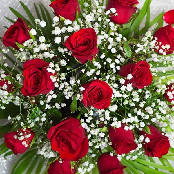 Love For Red Roses Arrangement - Image 2