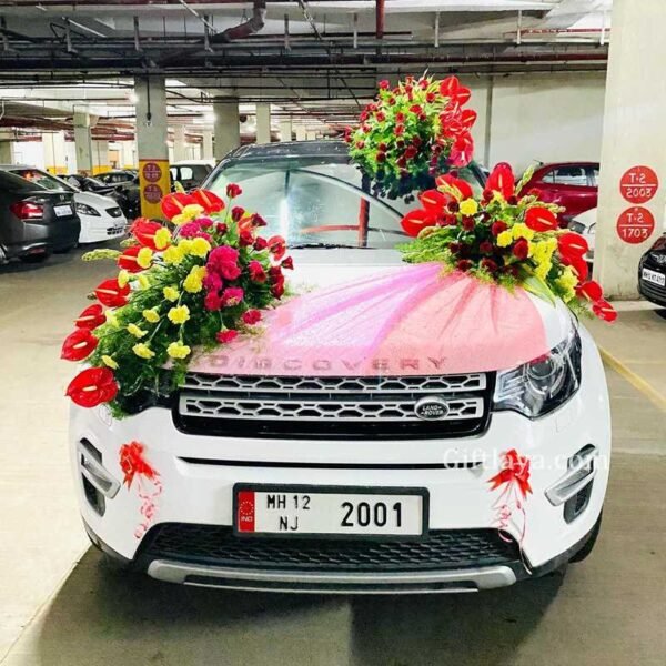 Wedding car decoration