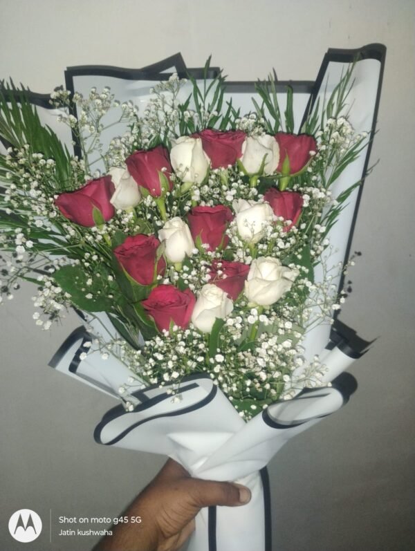 Mixed Flower Bouquet Wrapped in Korean Paper