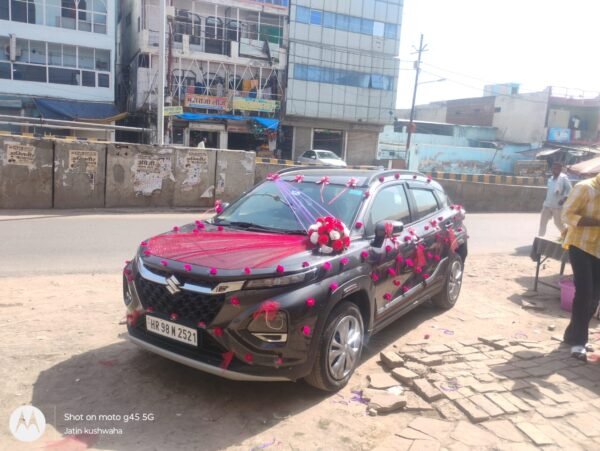 Wedding Car Decoration by 85 Flowers 🚗💐✨ - Image 2